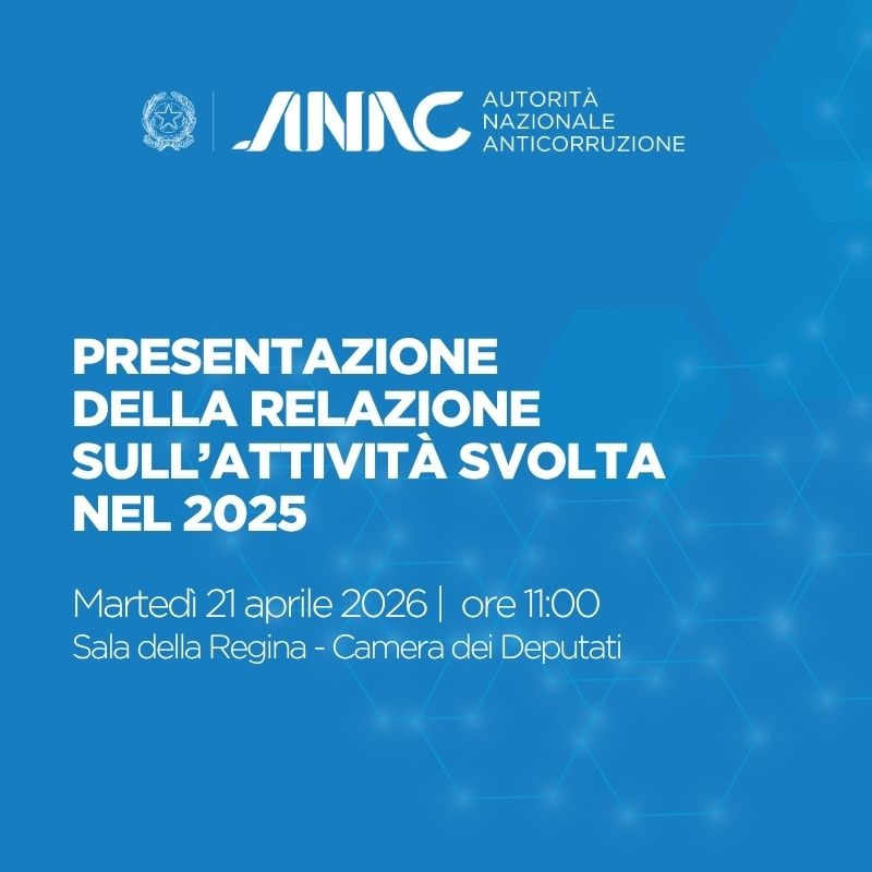 Relazione Anac 2026